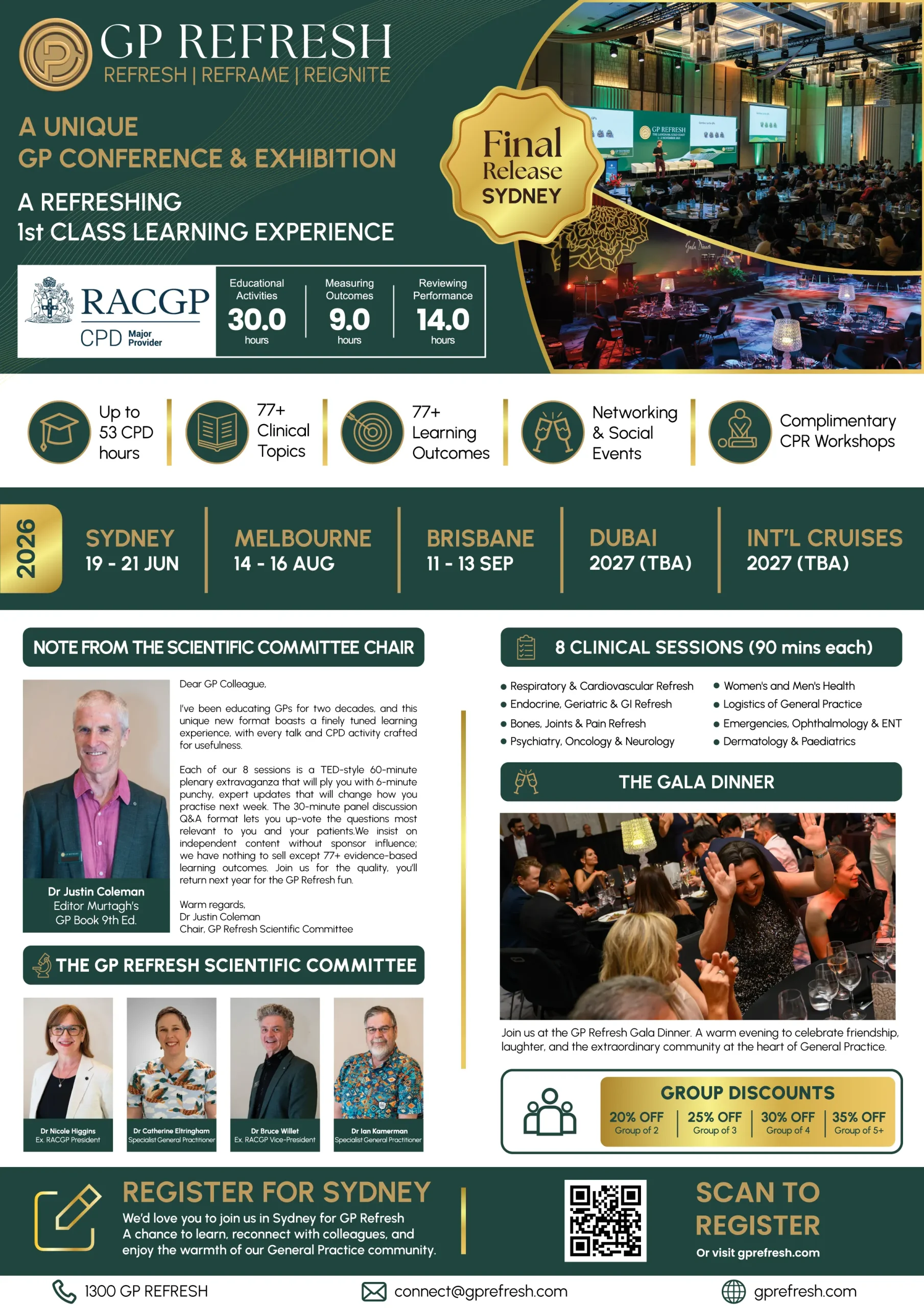 GP Refresh Conference 2026 Flyer